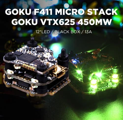 Flywoo GOKU GNF4 13A STACK V2.1 ( MPU 6000 ) 16mm X 16mm (FC ESC VTX625 ) 4 Flywoo GOKU GNF4 13A STACK V2.1 ( MPU 6000 ) 16mm X 16mm (FC ESC VTX625 ) - Image 2