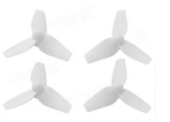 40mm 1.5 Inch 1.0mm Hole 3-Blade Bullnose Propeller For 1102 1103 Brushless Motor 2 CW & 2 CCW (BeeBee)