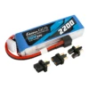 Gens Ace 2200mAh 11.1V 3S1P 25C Lipo Battery Pack With EC3, Deans And XT60 Adapter -Airplanes Store 1 56302.1637221519