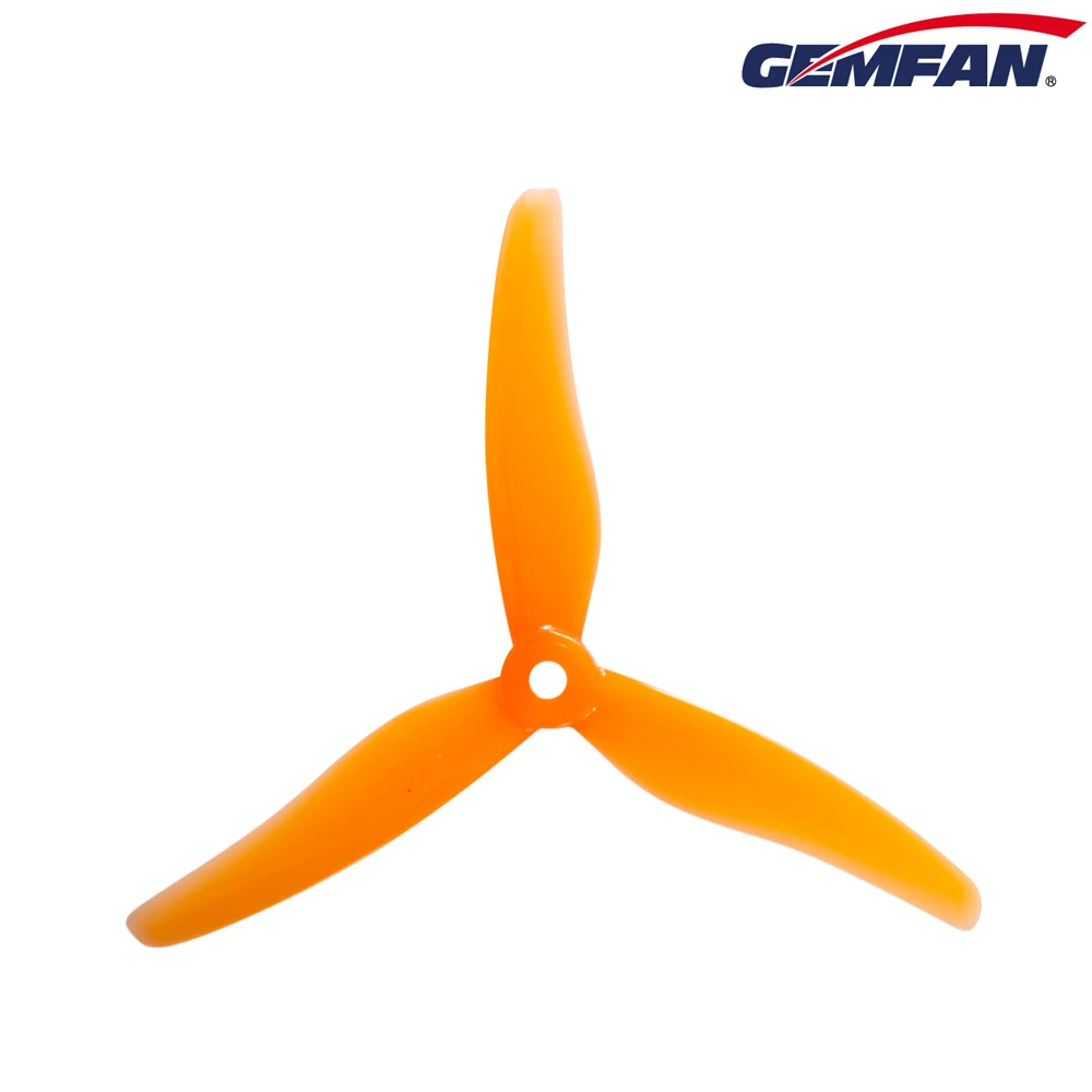 Gemfan Hurricane 51433 Durable 3 Blade Propeller - Orange 3 Gemfan Hurricane 51433 Durable 3 Blade Propeller - Orange