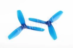 DYS 5045 3-Blade Translucent Props (CW/CCW) 1 Pair (Blue)