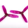DYS 5045 3-Blade Translucent Props (CW/CCW) 1 Pair (Purple) -Airplanes Store 201611212229568