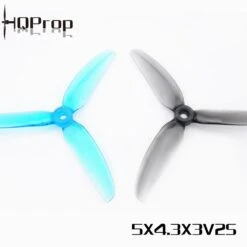 HQ Durable PC Prop 5X4.3X3V2S: Light Blue (2CW+2CCW)