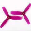 DYS 30453 3-Blade Translucent Bullnose Props (CW/CCW) 1 Pair (Purple)