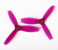 DYS 30453 3-Blade Translucent Bullnose Props (CW/CCW) 1 Pair (Purple)
