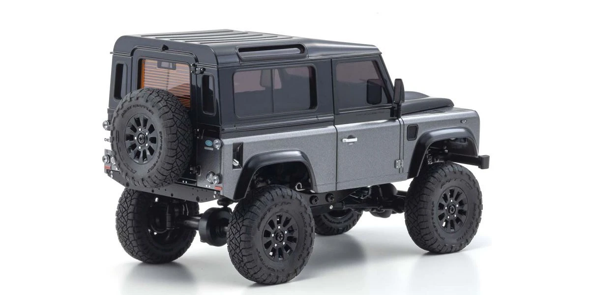 Kyosho 32526GM MINI-Z 4×4 Series Ready Set Land Rover Defender 90 Autobiography Corris Gray / Santorini Black 5 Kyosho 32526GM MINI-Z 4×4 Series Ready Set Land Rover Defender 90 Autobiography Corris Gray / Santorini Black - Image 3