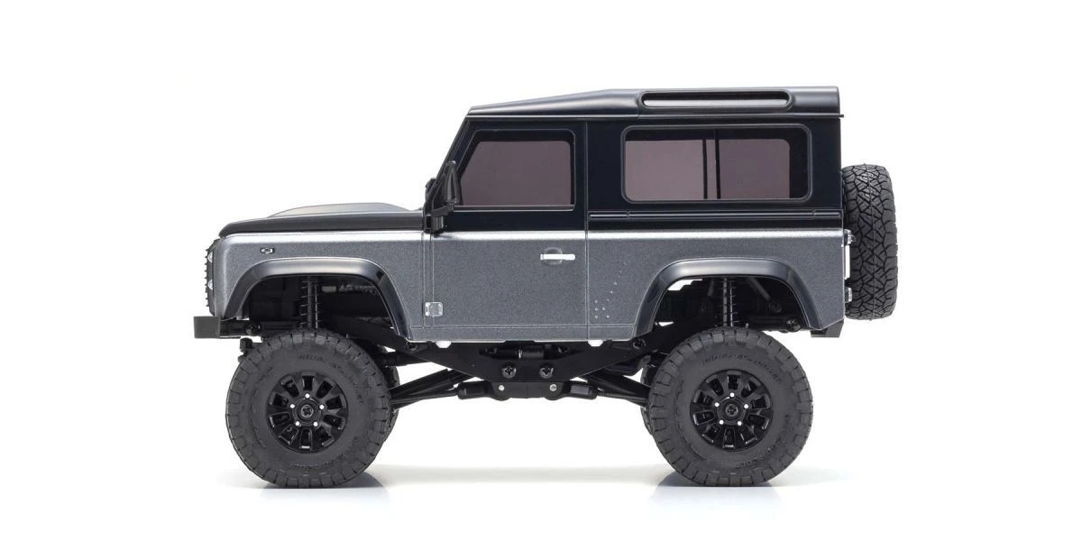 Kyosho 32526GM MINI-Z 4×4 Series Ready Set Land Rover Defender 90 Autobiography Corris Gray / Santorini Black 6 Kyosho 32526GM MINI-Z 4×4 Series Ready Set Land Rover Defender 90 Autobiography Corris Gray / Santorini Black - Image 4