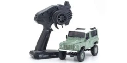 Kyosho 32527GR MINI-Z 4×4 Series Ready Set Land Rover Defender 90 Heritage Grasmere Green / Alaska White