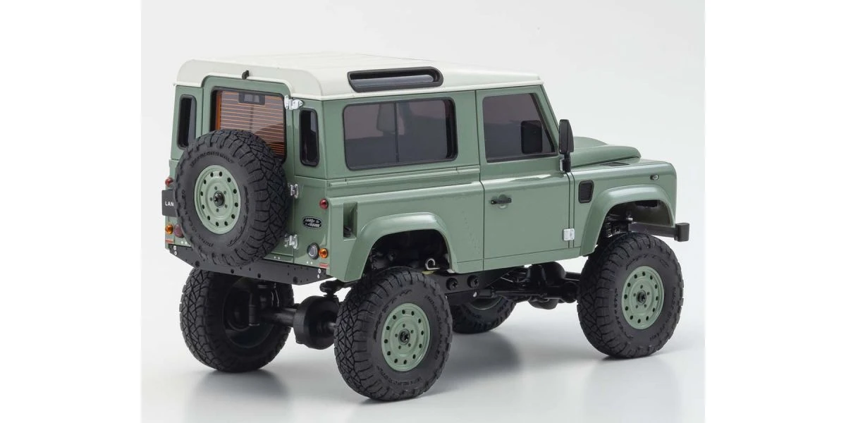 Kyosho 32527GR MINI-Z 4×4 Series Ready Set Land Rover Defender 90 Heritage Grasmere Green / Alaska White 5 Kyosho 32527GR MINI-Z 4×4 Series Ready Set Land Rover Defender 90 Heritage Grasmere Green / Alaska White - Image 3