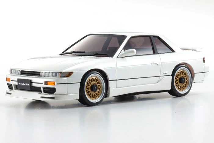 Kyosho 32622PW MINI-Z AWD MA-020 Nissan Silvia K's (S13) Readyset With Aero Pearl White 4 Kyosho 32622PW MINI-Z AWD MA-020 Nissan Silvia K's (S13) Readyset With Aero Pearl White - Image 2