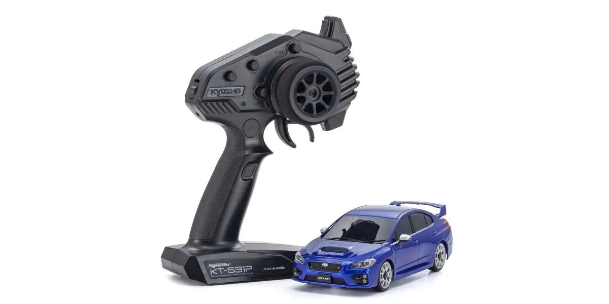 Kyosho 32630BL MINI-Z AWD SUBARU WRX STI WR Blue 3 Kyosho 32630BL MINI-Z AWD SUBARU WRX STI WR Blue
