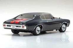 Kyosho 34416T2 1/10 Scale Radio Controlled Electric Powered 4WD FAZER Mk2 FZ02L 1970 Chevy® Chevelle® SS™ 454 LS6 Tuxedo Black -Airplanes Store 34416T23
