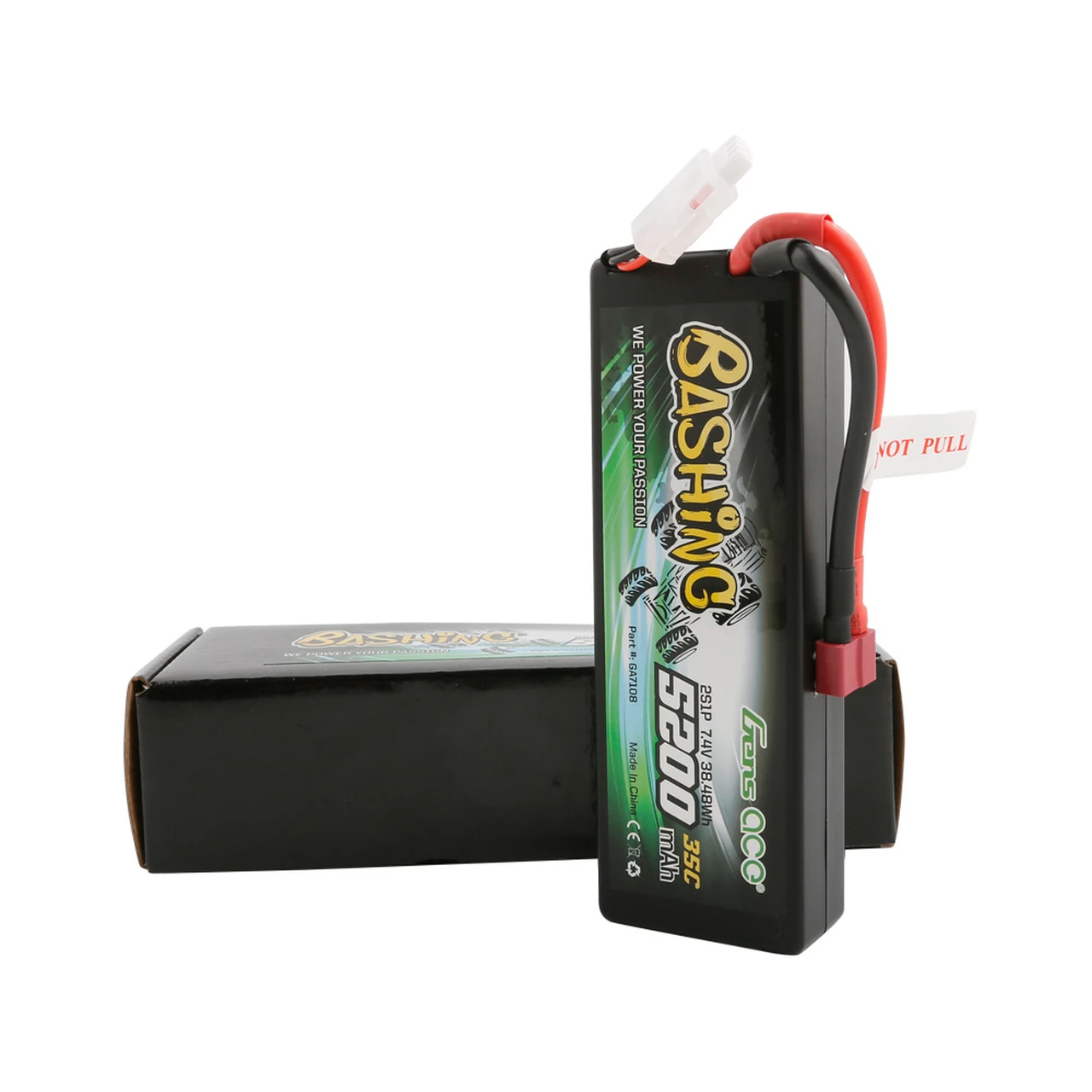 Gens Ace Bashing Series 5200mAh 7.4V 2S1P 35C Car Lipo Battery Pack Hardcase 24# With Deans Plug 5 Gens Ace Bashing Series 5200mAh 7.4V 2S1P 35C Car Lipo Battery Pack Hardcase 24# With Deans Plug - Image 3