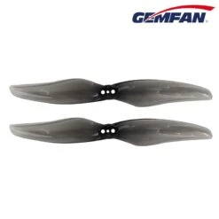 GEMFAN HURRICANE 4024 2-BLADE 4" PROPS - Clear Grey