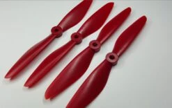 DAL 2 Blade Propeller - 6 X 4 (4PCS, CW & CCW) - RED