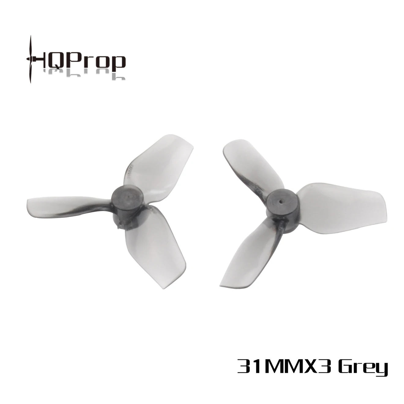 HQ MICRO WHOOP Prop 31MMX3 1MM Shaft (2CW+2CCW) - Grey 3 HQ MICRO WHOOP Prop 31MMX3 1MM Shaft (2CW+2CCW) - Grey