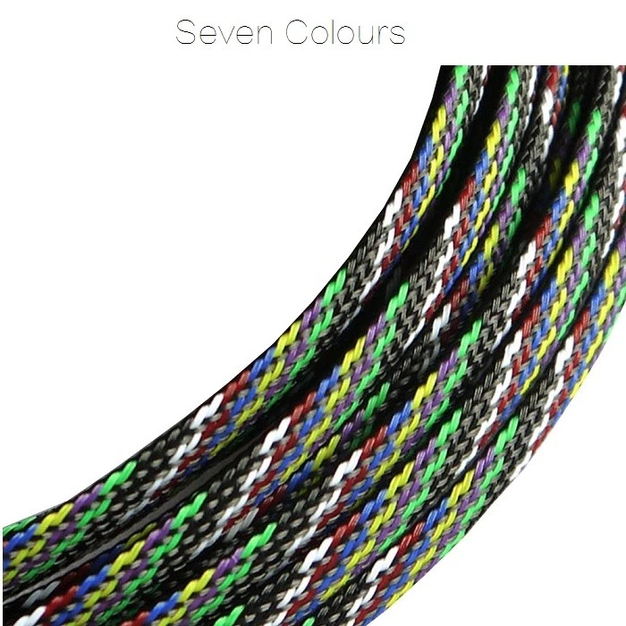 6mm Snakeskin Mesh Wire Protecting PET Nylon Cable Sleeve (1 Meter) - Seven Colours 3 6mm Snakeskin Mesh Wire Protecting PET Nylon Cable Sleeve (1 Meter) - Seven Colours