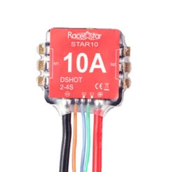 Racerstar 16x16mm Star10 Blheli_S BB2 10A 2-3S 2 In 1 ESC Dshot600 Ready For Mini Racing Drone Brand: Racerstar