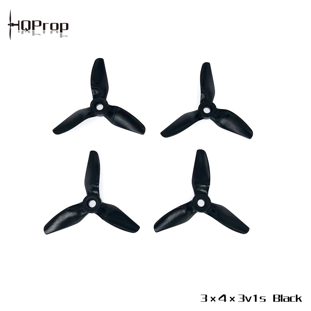 HQ DURABLE PC PROP 3X4X3V1S: BLACK (2CW+2CCW) 3 HQ DURABLE PC PROP 3X4X3V1S: BLACK (2CW+2CCW)