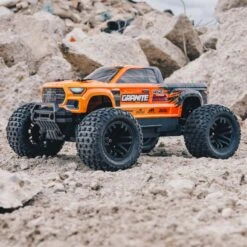 ARRMA 1/10 GRANITE 4X2 BOOST MEGA 550 Brushed Monster Truck RTR, Orange -Airplanes Store ARA4102SV4T1 A11 SMX8M97J