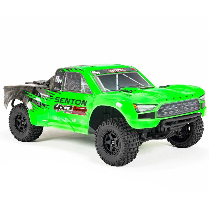 ARRMA 1/10 SENTON 4X2 BOOST MEGA 550 Brushed Short Course Truck RTR With Battery & Charger, Green 8 ARRMA 1/10 SENTON 4X2 BOOST MEGA 550 Brushed Short Course Truck RTR With Battery & Charger, Green - Image 6