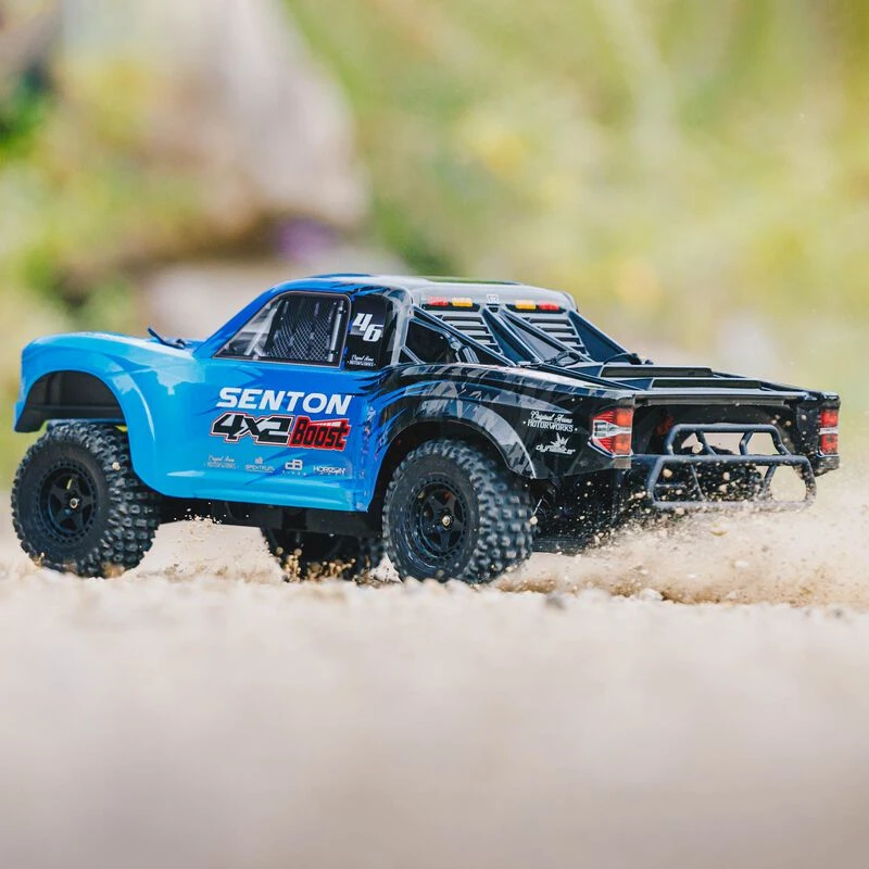 ARRMA 1/10 SENTON 4X2 BOOST MEGA 550 Brushed Short Course Truck RTR, Blue 7 ARRMA 1/10 SENTON 4X2 BOOST MEGA 550 Brushed Short Course Truck RTR, Blue - Image 5