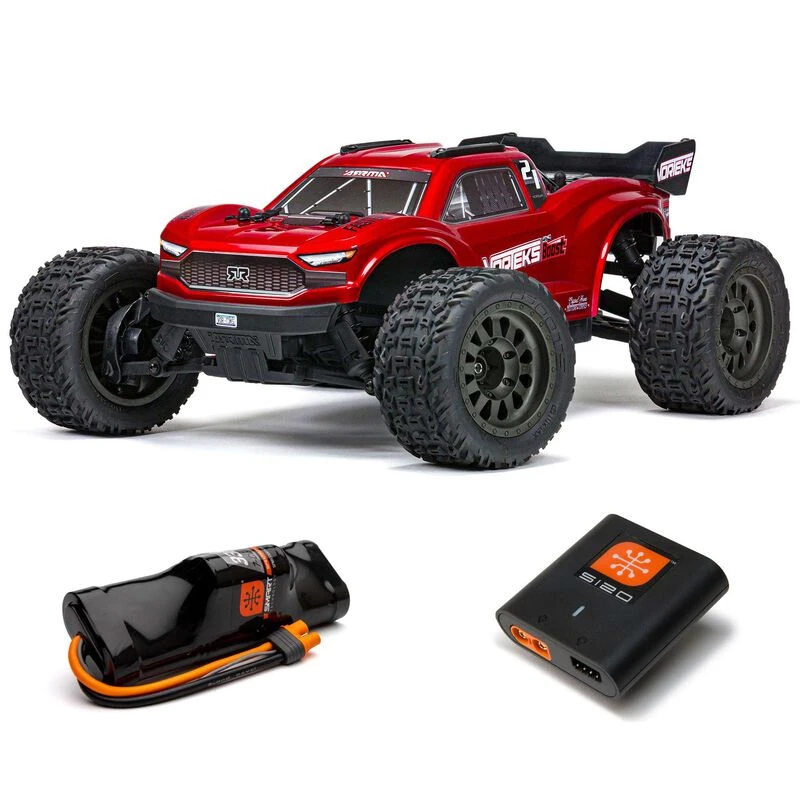 ARRMA 1/10 VORTEKS 4X2 BOOST MEGA 550 Brushed Stadium Truck RTR With Battery & Charger, Red $20 OFF - FATHER'S DAY SALE! VALID: JUN2-JUN18 3 ARRMA 1/10 VORTEKS 4X2 BOOST MEGA 550 Brushed Stadium Truck RTR With Battery & Charger, Red $20 OFF - FATHER'S DAY SALE! VALID: JUN2-JUN18