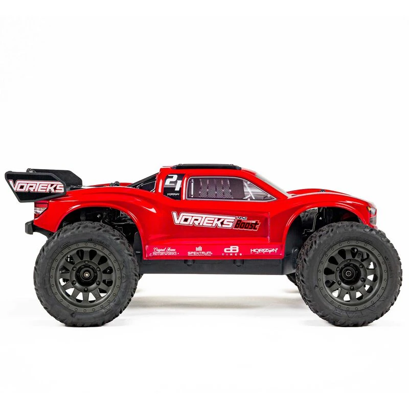 ARRMA 1/10 VORTEKS 4X2 BOOST MEGA 550 Brushed Stadium Truck RTR With Battery & Charger, Red $20 OFF - FATHER'S DAY SALE! VALID: JUN2-JUN18 11 ARRMA 1/10 VORTEKS 4X2 BOOST MEGA 550 Brushed Stadium Truck RTR With Battery & Charger, Red $20 OFF - FATHER'S DAY SALE! VALID: JUN2-JUN18 - Image 9