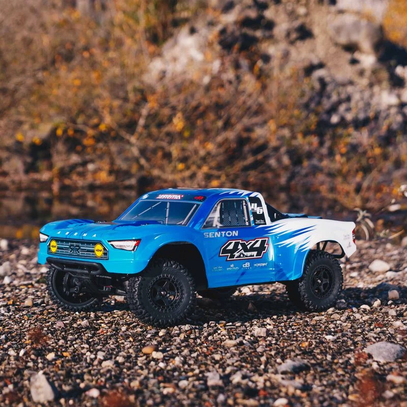 ARRMA 1/10 SENTON 4X4 V3 MEGA 550 Brushed Short Course Truck RTR, Blue 4 ARRMA 1/10 SENTON 4X4 V3 MEGA 550 Brushed Short Course Truck RTR, Blue - Image 2