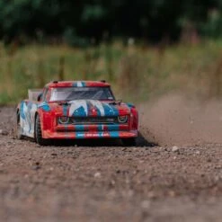 ARRMA 1/8 INFRACTION 4WD MEGA Resto-Mod Truck RTR, Red/Blue -Airplanes Store ARA4215V3T1 A0 JMHS8ZOR