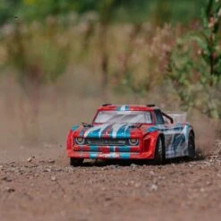 ARRMA 1/8 INFRACTION 4WD MEGA Resto-Mod Truck RTR, Red/Blue -Airplanes Store ARA4215V3T1 A3 JMHS8ZOR