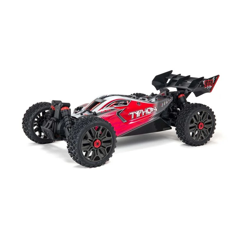 ARRMA 1/8 TYPHON 4X4 V3 3S BLX Brushless Buggy RTR, Red 3 ARRMA 1/8 TYPHON 4X4 V3 3S BLX Brushless Buggy RTR, Red