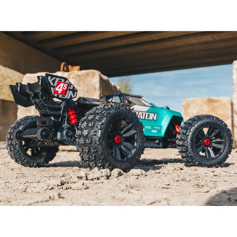 ARRMA 1/10 KRATON 4X4 4S V2 BLX Speed Monster Truck RTR, Teal 6 ARRMA 1/10 KRATON 4X4 4S V2 BLX Speed Monster Truck RTR, Teal - Image 4