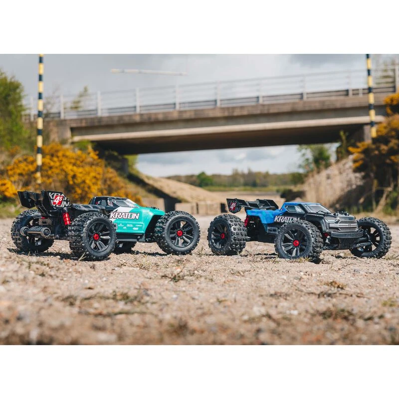 ARRMA 1/10 KRATON 4X4 4S V2 BLX Speed Monster Truck RTR, Teal 7 ARRMA 1/10 KRATON 4X4 4S V2 BLX Speed Monster Truck RTR, Teal - Image 5