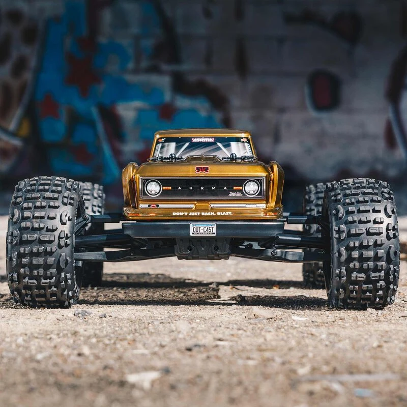 ARRMA 1/10 OUTCAST 4X4 4S V2 BLX Stunt Truck RTR, Bronze $40 OFF - FATHER'S DAY SALE! VALID: JUN2-JUN18 6 ARRMA 1/10 OUTCAST 4X4 4S V2 BLX Stunt Truck RTR, Bronze $40 OFF - FATHER'S DAY SALE! VALID: JUN2-JUN18 - Image 4