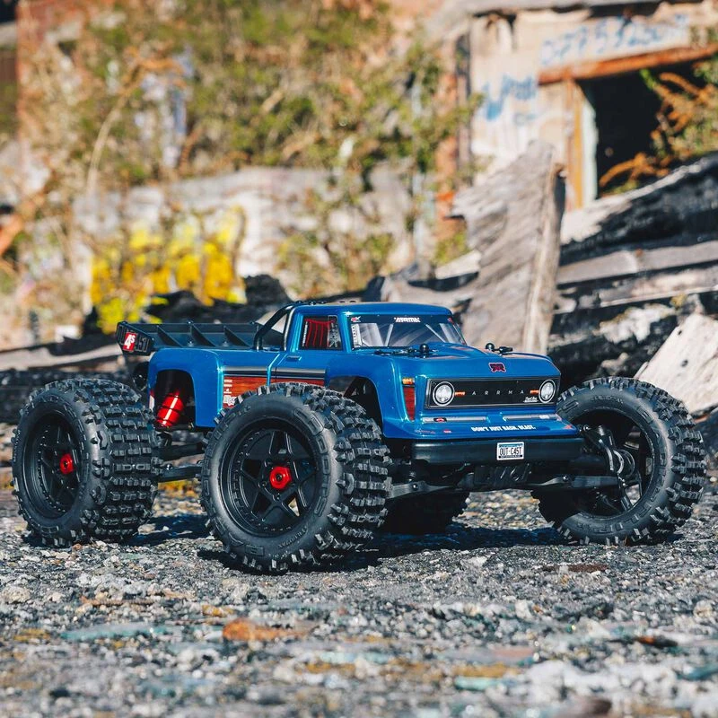 ARRMA 1/10 OUTCAST 4X4 4S V2 BLX Stunt Truck RTR, Blue $40 OFF - FATHER'S DAY SALE! VALID: JUN2-JUN18 4 ARRMA 1/10 OUTCAST 4X4 4S V2 BLX Stunt Truck RTR, Blue $40 OFF - FATHER'S DAY SALE! VALID: JUN2-JUN18 - Image 2