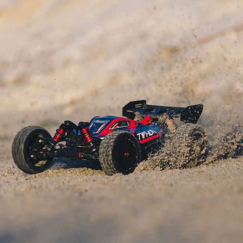 ARRMA 1/8 TYPHON 6S V5 4WD BLX Buggy With Spektrum Firma RTR, Black 10 ARRMA 1/8 TYPHON 6S V5 4WD BLX Buggy With Spektrum Firma RTR, Black - Image 8