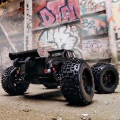 ARRMA 1/8 NOTORIOUS 6S V5 4WD BLX Stunt Truck With Spektrum Firma RTR, Black -Airplanes Store ARA8611V5T1 A04 UB24TRAU