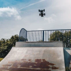 ARRMA 1/8 NOTORIOUS 6S V5 4WD BLX Stunt Truck With Spektrum Firma RTR, Black -Airplanes Store ARA8611V5T1 A08 UB24TRAU