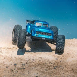 ARRMA 1/8 NOTORIOUS 6S V5 4WD BLX Stunt Truck With Spektrum Firma RTR, Blue -Airplanes Store ARA8611V5T2 A07 P2371WDK
