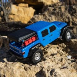 Axial Racing 1/24 SCX24 Jeep JT Gladiator 4WD Rock Crawler Brushed RTR, Blue 16 Axial Racing 1/24 SCX24 Jeep JT Gladiator 4WD Rock Crawler Brushed RTR, Blue -Airplanes Store AXI00005T2 A10 9G8H607I