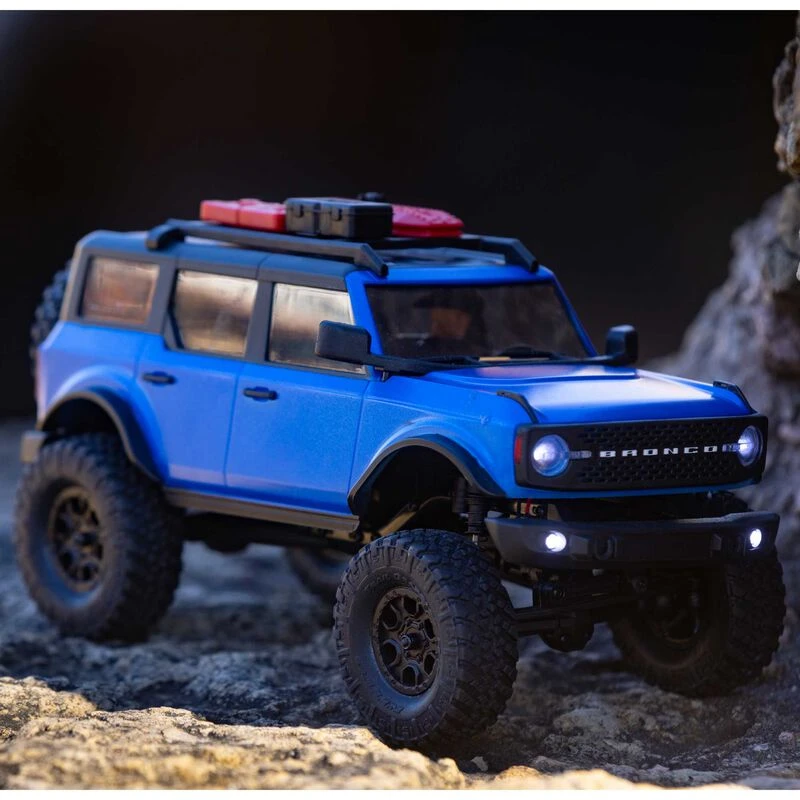 Axial 1/24 SCX24 2021 Ford Bronco 4WD Truck Brushed RTR, Blue 5 Axial 1/24 SCX24 2021 Ford Bronco 4WD Truck Brushed RTR, Blue - Image 3