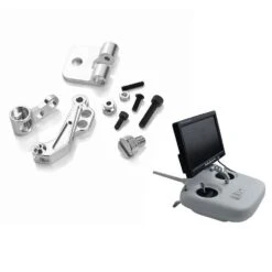 CNC Aluminum Alloy FPV LCD Monitor Mounting Bracket For DJI Phantom JR Futaba Transmitter