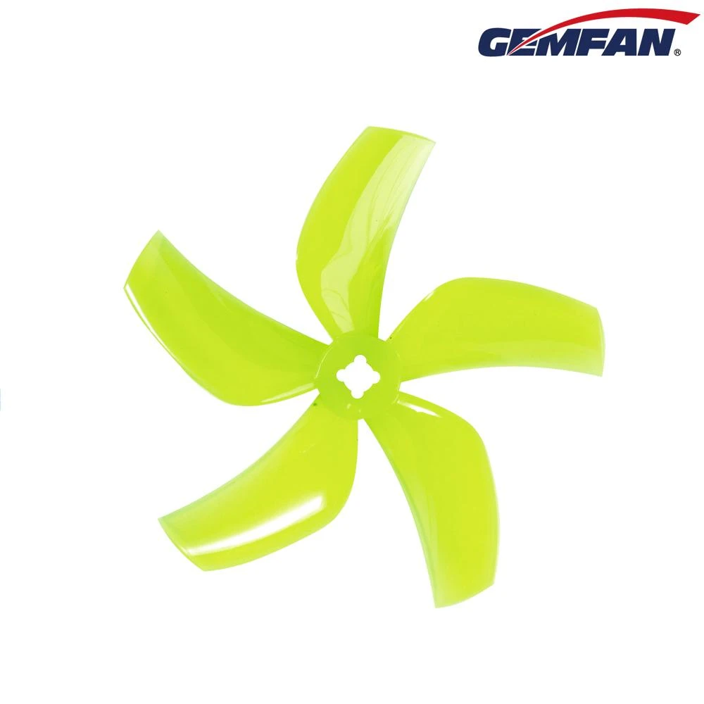 GEMFAN D76 DUCTED 5-BLADE 76MM CINEWHOOP PROP - Yellow 4 GEMFAN D76 DUCTED 5-BLADE 76MM CINEWHOOP PROP - Yellow - Image 2