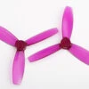 DYS 30453 3-Blade Translucent M2 Screw Hole And 1.5mm Shaft Hole (CW/CCW) 1 Pair (Purple) 1 DYS 30453 3-Blade Translucent M2 Screw Hole And 1.5mm Shaft Hole (CW/CCW) 1 Pair (Purple) -Airplanes Store DYS XT3045S propeller 3 inch fpv racing pruple