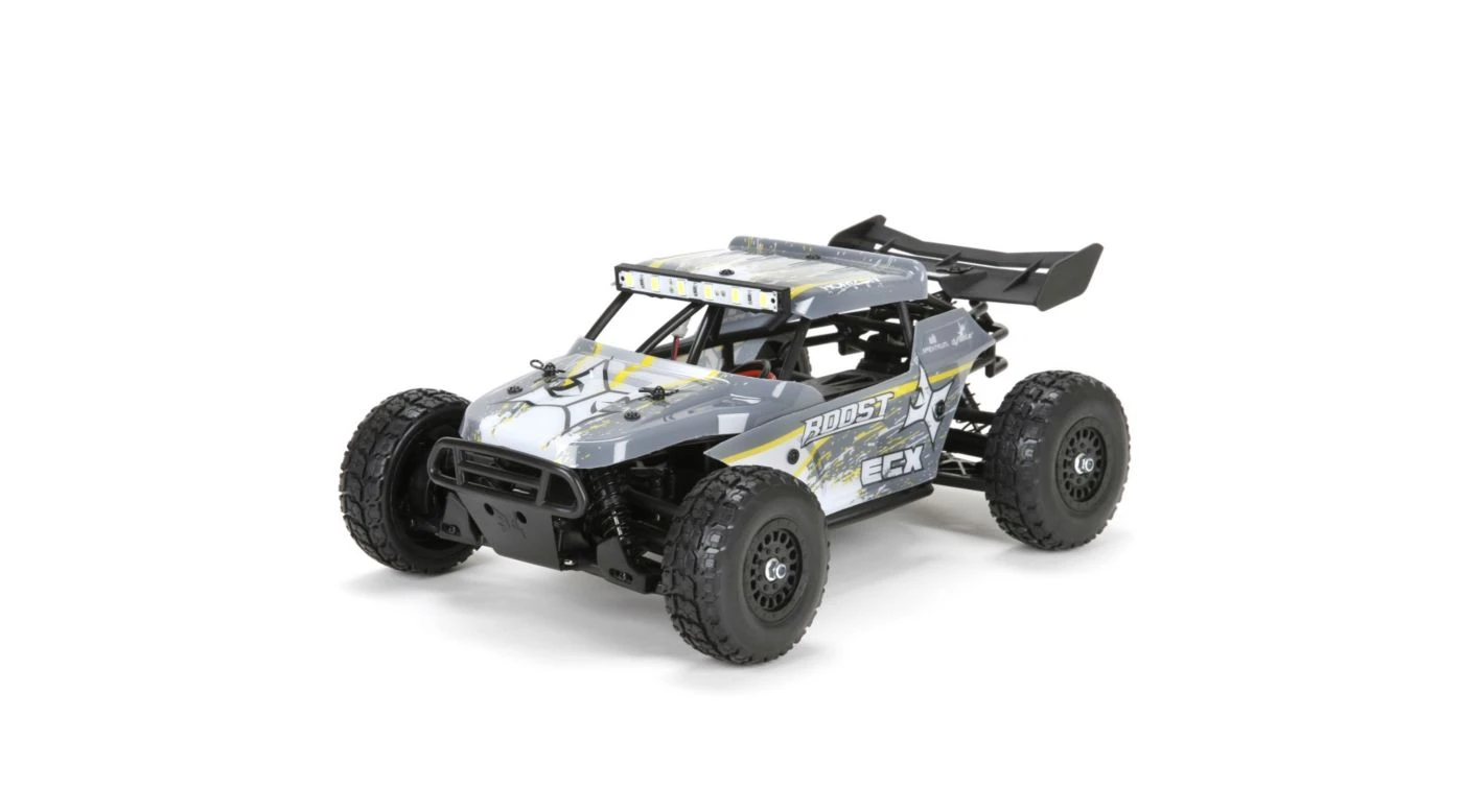 ECX 1/18 Roost 4WD Desert Buggy RTR, Grey/Yellow 3 ECX 1/18 Roost 4WD Desert Buggy RTR, Grey/Yellow