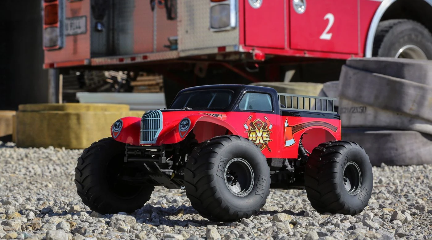 ECX 1/10 Axe 2WD Monster Truck RTR 3 ECX 1/10 Axe 2WD Monster Truck RTR