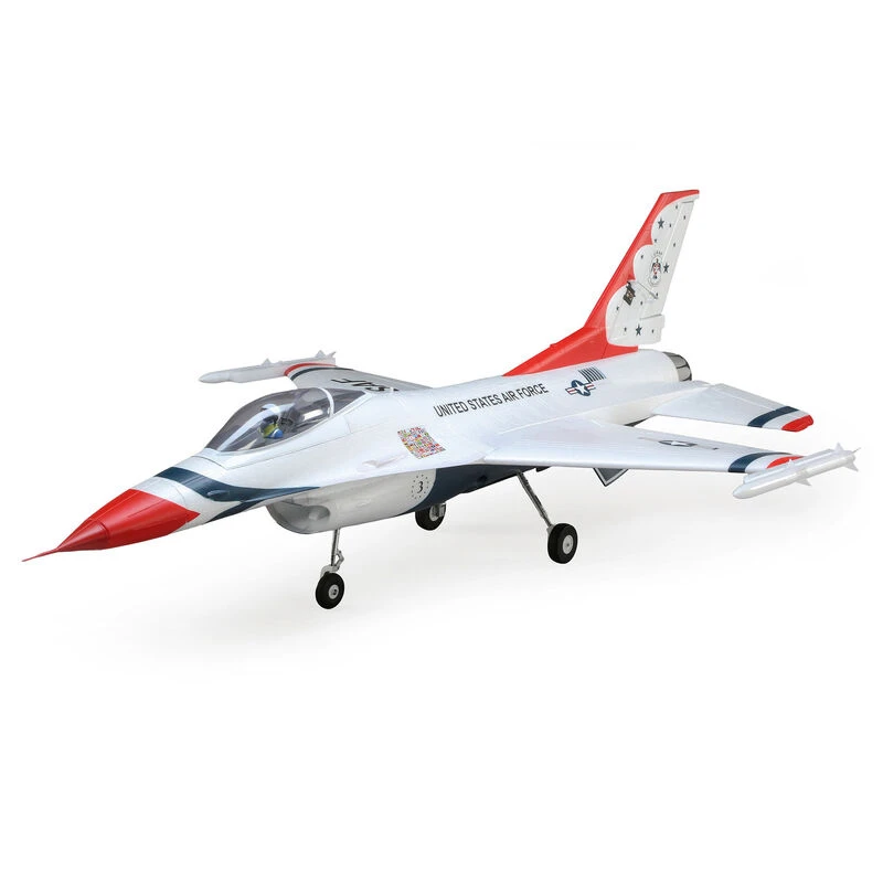 E-flite F-16 Thunderbirds 70mm EDF BNF Basic With AS3X And SAFE Select 3 E-flite F-16 Thunderbirds 70mm EDF BNF Basic With AS3X And SAFE Select