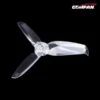 Gemfan 2540 4 Pairs Flash 3-Blade Propeller With 1.5mm Mounting Hole - CLEAR -Airplanes Store FLASH 2540 3 clear 3 grande