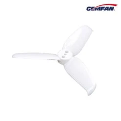 Gemfan 2540 4 Pairs Flash 3-Blade Propeller With 1.5mm Mounting Hole - WHITE